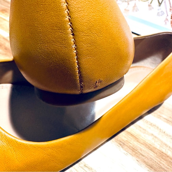 Tory Burch Lowell 2 Ballet Flats Mestico Blonde Leather, Size 9 - Picture 13 of 13